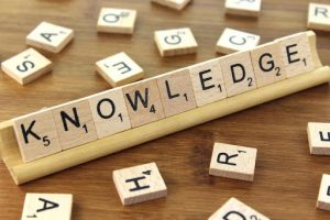Scrabble pieces spelling knowledge