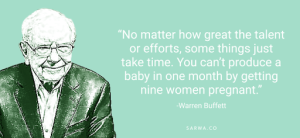 Another one of Buffett's take on patience