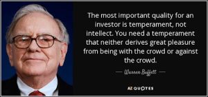 Buffett's take on the proper mindset