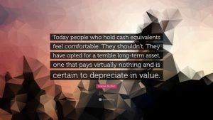 Warren Buffett's take on cash